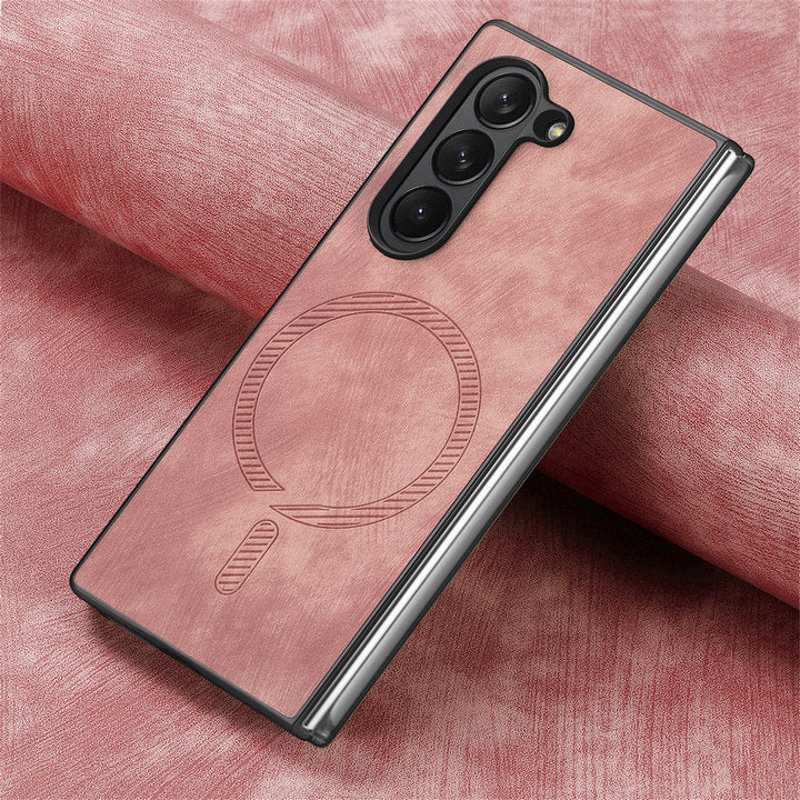 Slim Z Fold 6, 5, 4 Magnetic Leather Case
