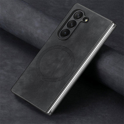 Slim Z Fold 6, 5, 4 Magnetic Leather Case