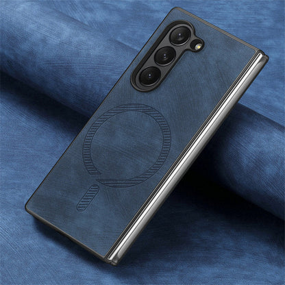Slim Z Fold 6, 5, 4 Magnetic Leather Case