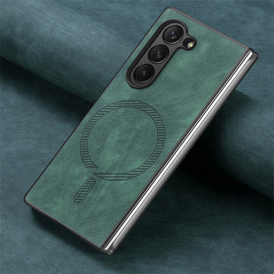 Slim Z Fold 6, 5, 4 Magnetic Leather Case