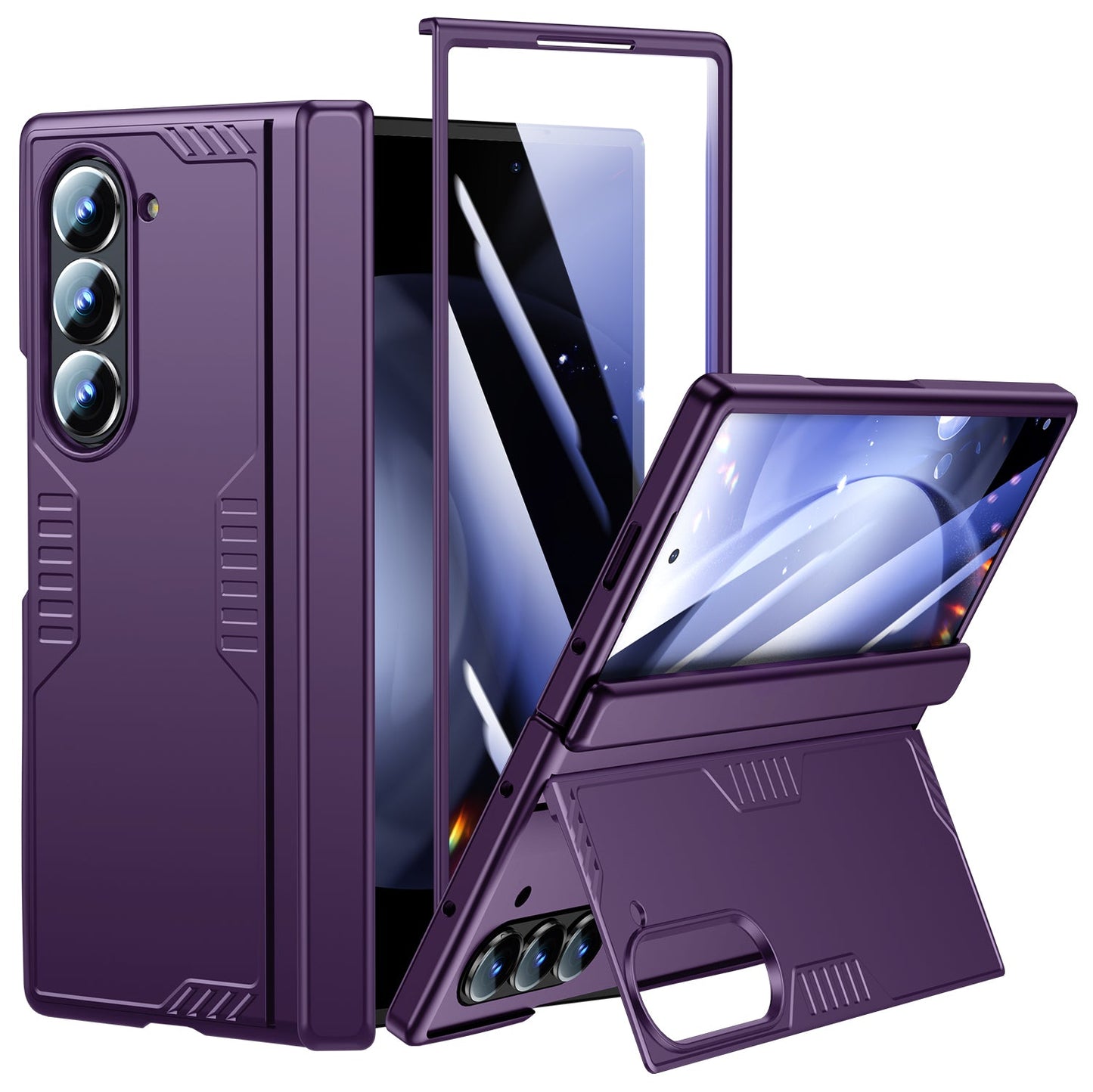 Double Protection Z Fold 6 , Hidden Kickstand, MagSafe