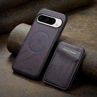 Snap Pixel 9 Leather MagSafe Detachable Wallet Case