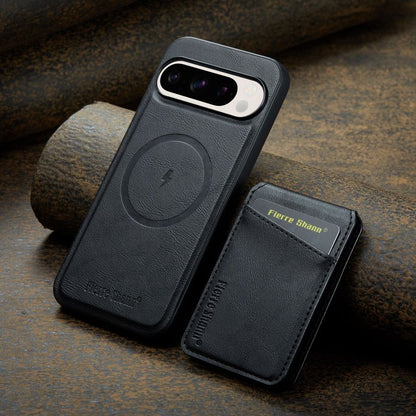 Snap Pixel 9 Leather MagSafe Detachable Wallet Case