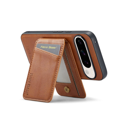 Snap Pixel 9 Leather MagSafe Detachable Wallet Case