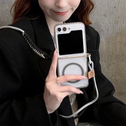 MagStrap Z Flip 6 – Crossbody Magnetic Case with Lanyard & MagSafe