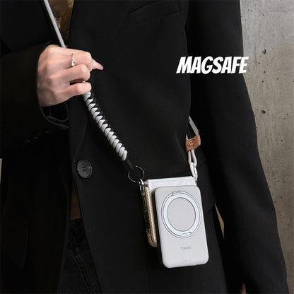 MagStrap Z Flip 6 – Crossbody Magnetic Case with Lanyard & MagSafe