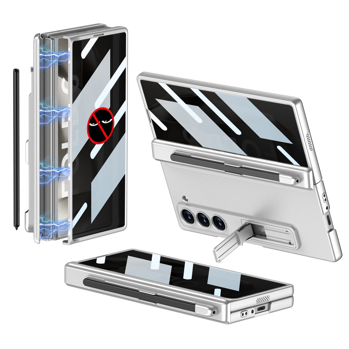 Privacy  Z Fold 6 - Magnetic Hinge & Anti-Peep Shield Case