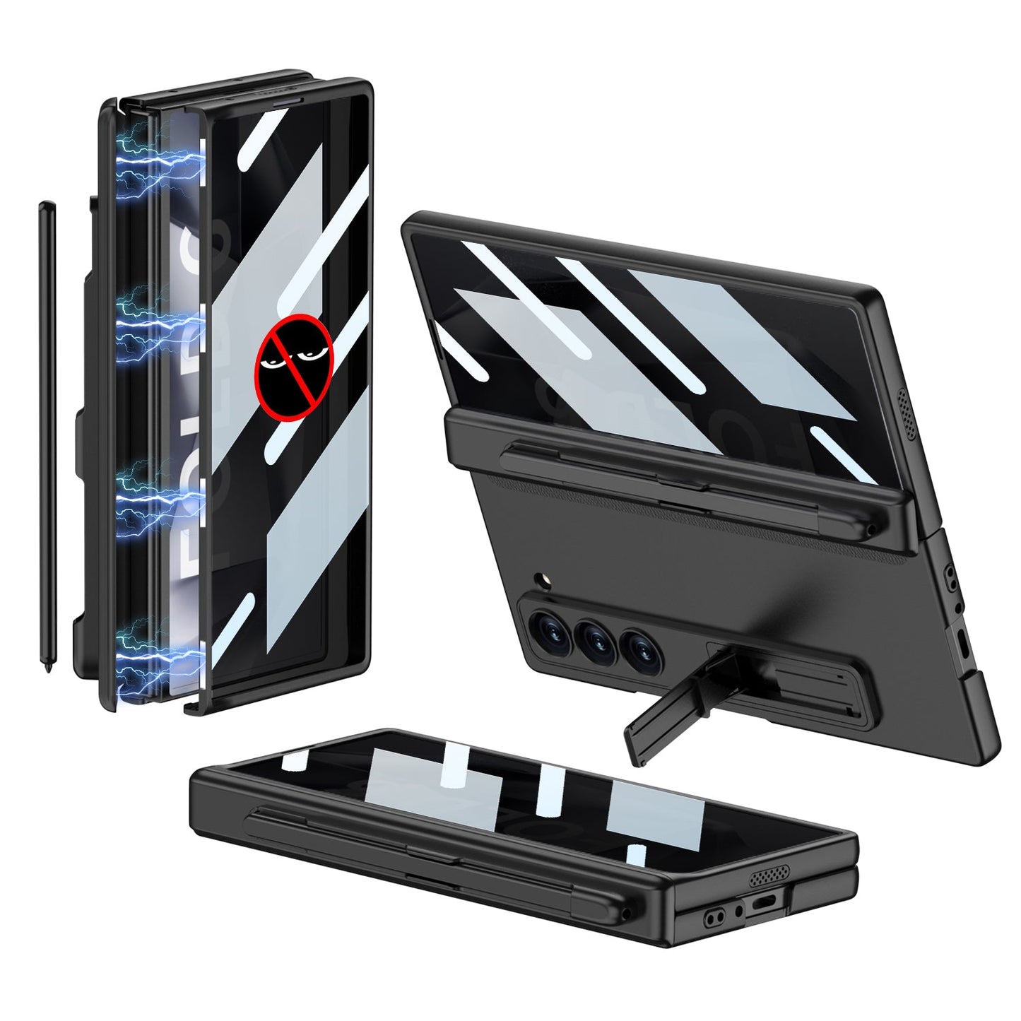 Privacy  Z Fold 6 - Magnetic Hinge & Anti-Peep Shield Case