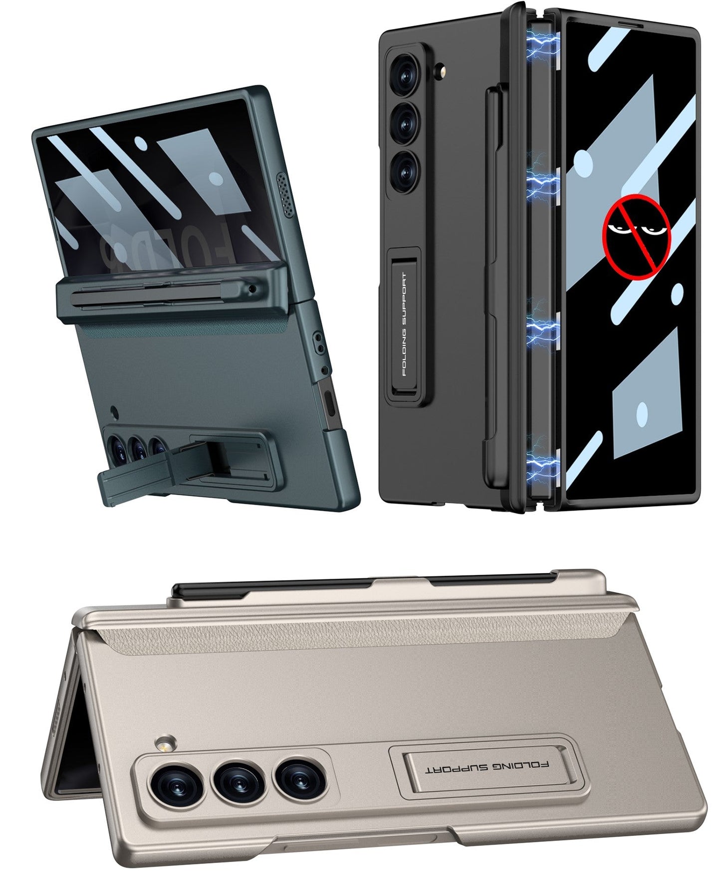 Privacy  Z Fold 6 - Magnetic Hinge & Anti-Peep Shield Case