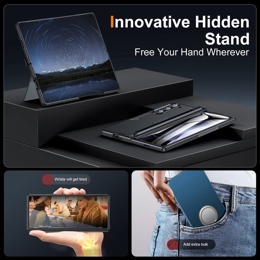 Double Protection Z Fold 6 , Hidden Kickstand, MagSafe