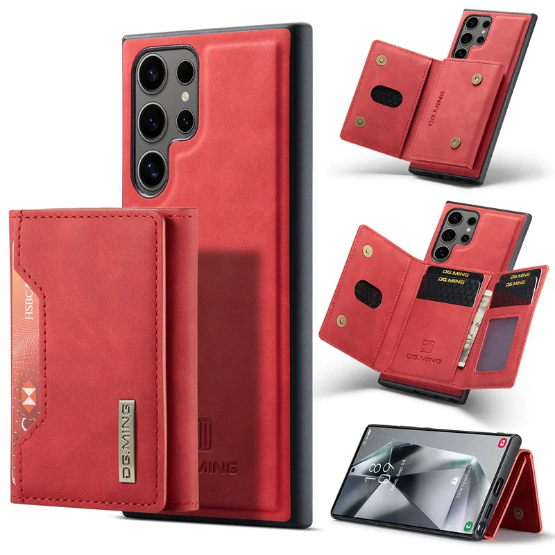 EliteWallet S25 Ultra – 2-in-1 Detachable Wallet Case with Card Holder