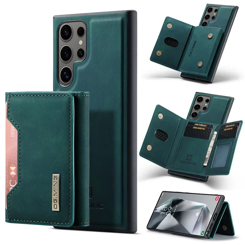 EliteWallet S25 Ultra – 2-in-1 Detachable Wallet Case with Card Holder