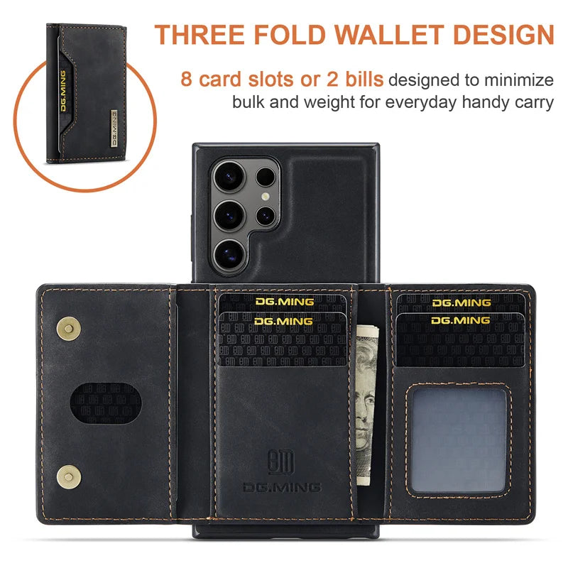 EliteWallet S25 Ultra – 2-in-1 Detachable Wallet Case with Card Holder