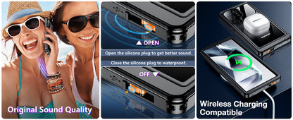 HydroGuard S25 Ultra – Waterproof & Rugged Shockproof Case