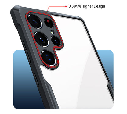 ClearShield X S25 Ultra – MagSafe-Ready Transparent Case with Airbag Protection & 360° Stand
