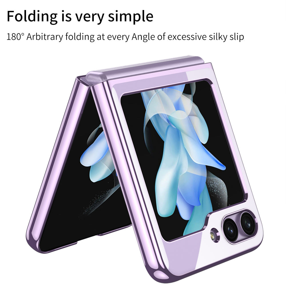 Electroplating Transparent Protective Z Flip 5 Case