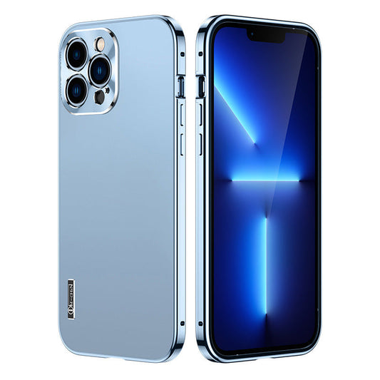 Magnetic Aluminum Alloy Metal Frame Phone Case For iPhone  Series