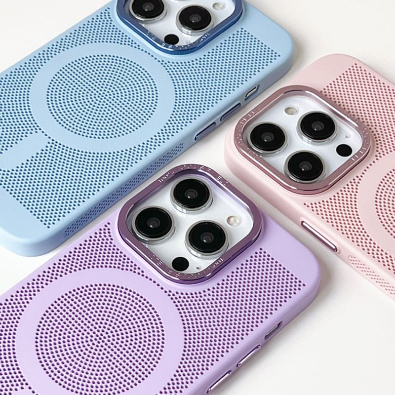 Breathable and Heat Dissipation Magnetic iPhone Case
