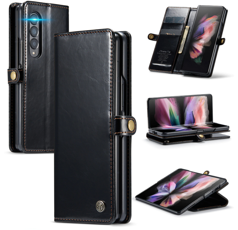 Luxury Magnetic Wallet Case - Z Fold series