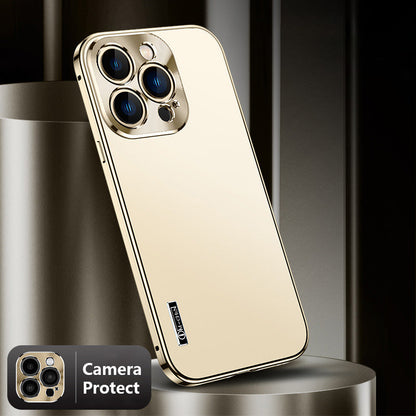 Magnetic Aluminum Alloy Metal Frame Phone Case For iPhone  Series