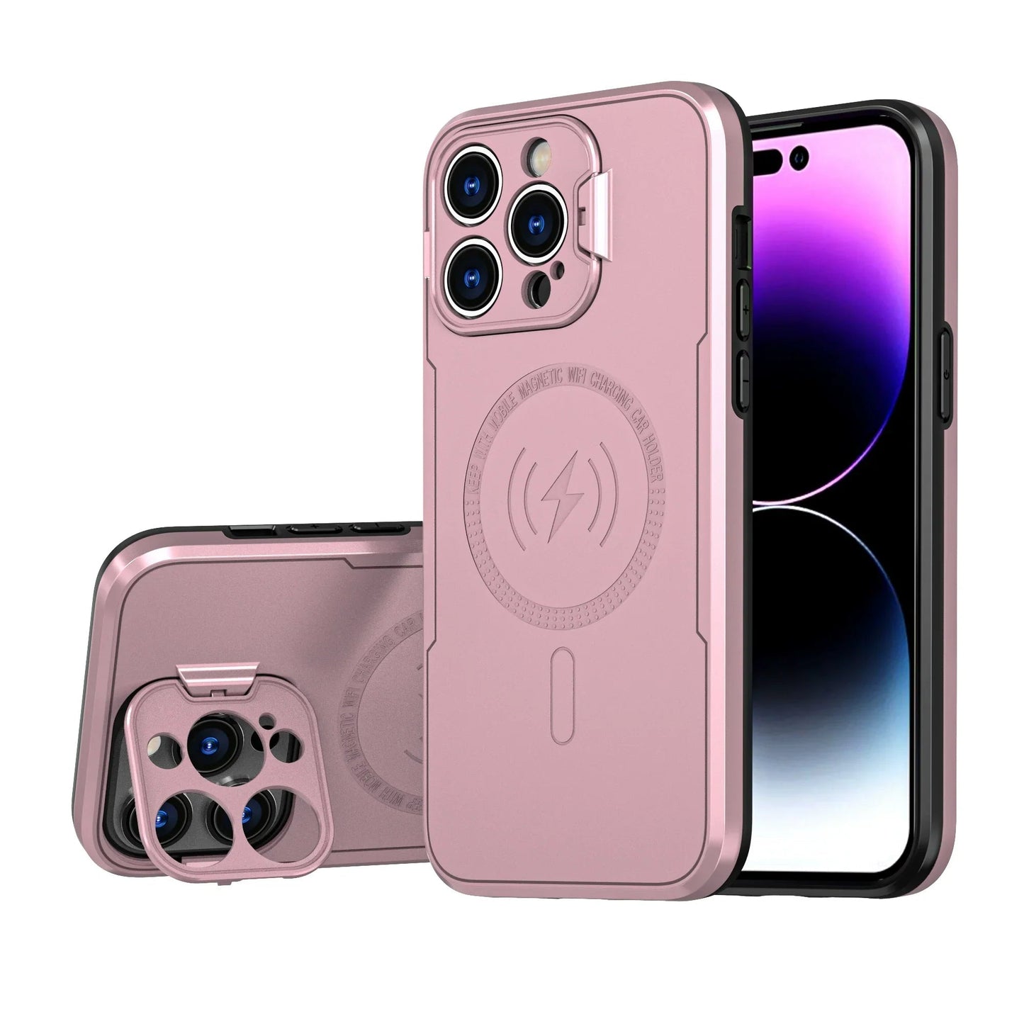 Magnetic Holder iPhone Case Lens All-Inclusive