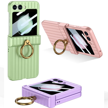 Shockproof Case With Ring Bracket & Screen Protective - Z Flip 5