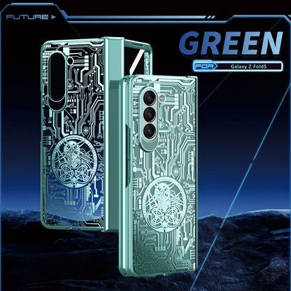 Electroplated Transparent Shockproof Cover- Z Fold 5