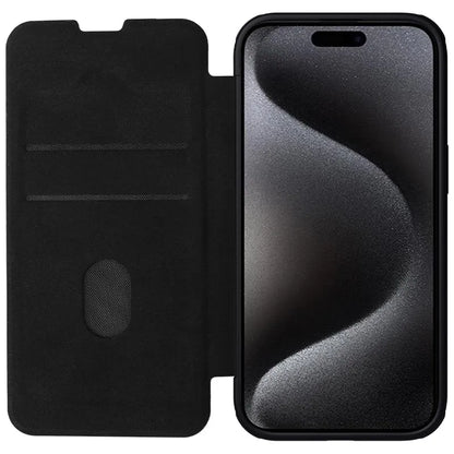 Pro Leather Flip Case with Card Pocket for iPhone 15 Series