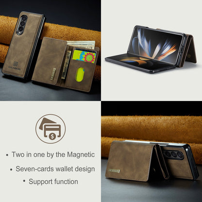 2-in-1 Luxury Leather Magnetic Case & Detachable Wallet  - Z Fold 5
