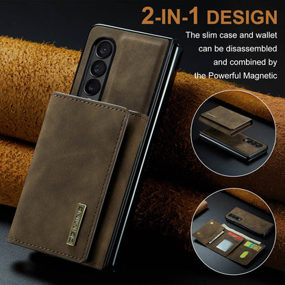 2-in-1 Luxury Leather Magnetic Case & Detachable Wallet  - Z Fold 5