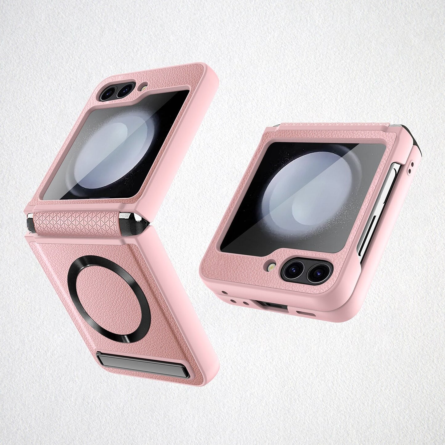 Leather Kickstand Magsafe Case - Z Flip 5