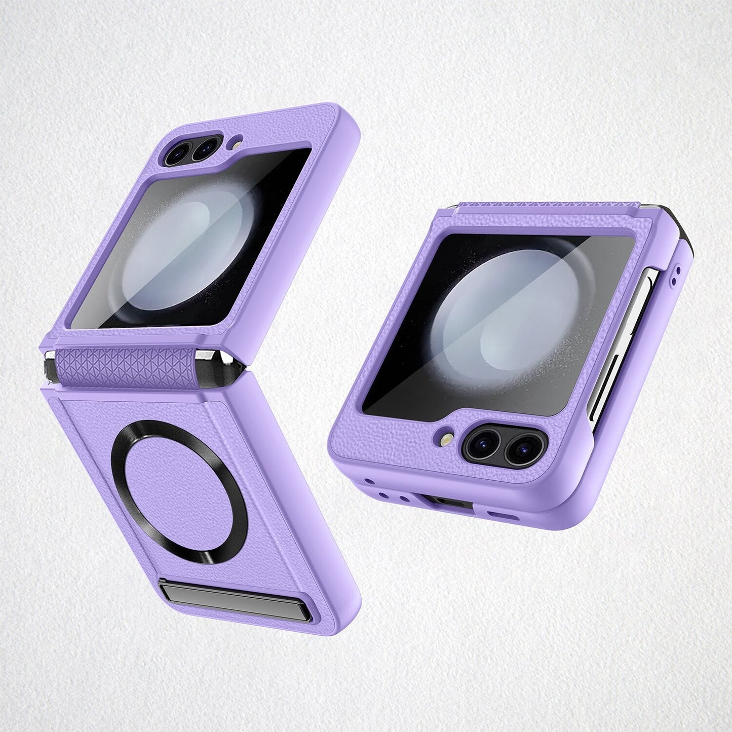Leather Kickstand Magsafe Case - Z Flip 5