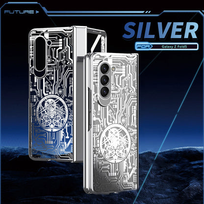 Electroplated Transparent Shockproof Cover- Z Fold 5