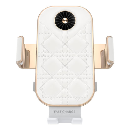 Leather Wireless Car Charger cooling fan - Z Flip Series