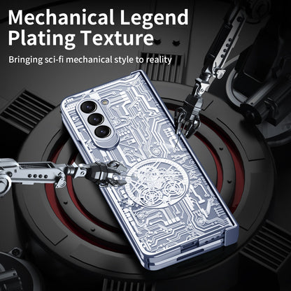 Electroplated Transparent Shockproof Cover- Z Fold 5