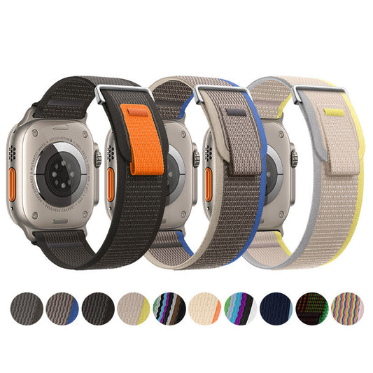 Two-color Strap Nylon Loop for Apple Watch Series